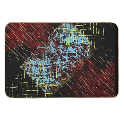 Colorful Abstraction  Easy To Clean Bath Mat