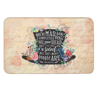Mad Hatter  Easy Maintenance Bath Mat