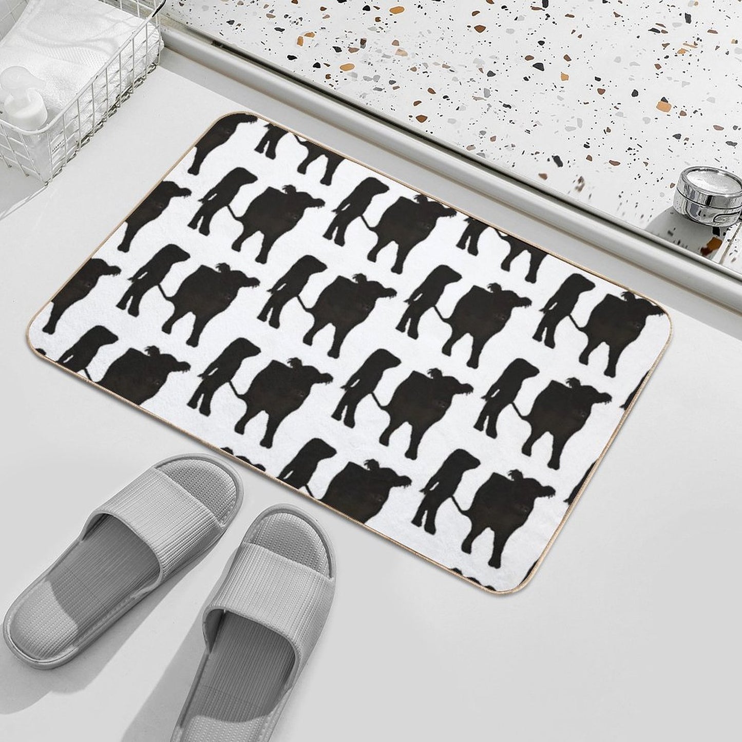 Bobbi Belted Galloway  Odorless Bath Mat