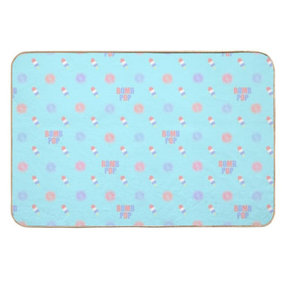 Bomb Pop!  Easy To Clean Bath Mat