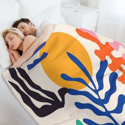 Matisse Bright Boho Botanical Premium Throw Blanket