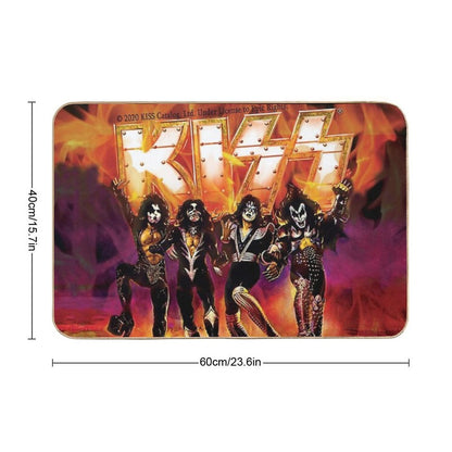 Kiss The Band T Shirt  Pet-Safe Bath Mat