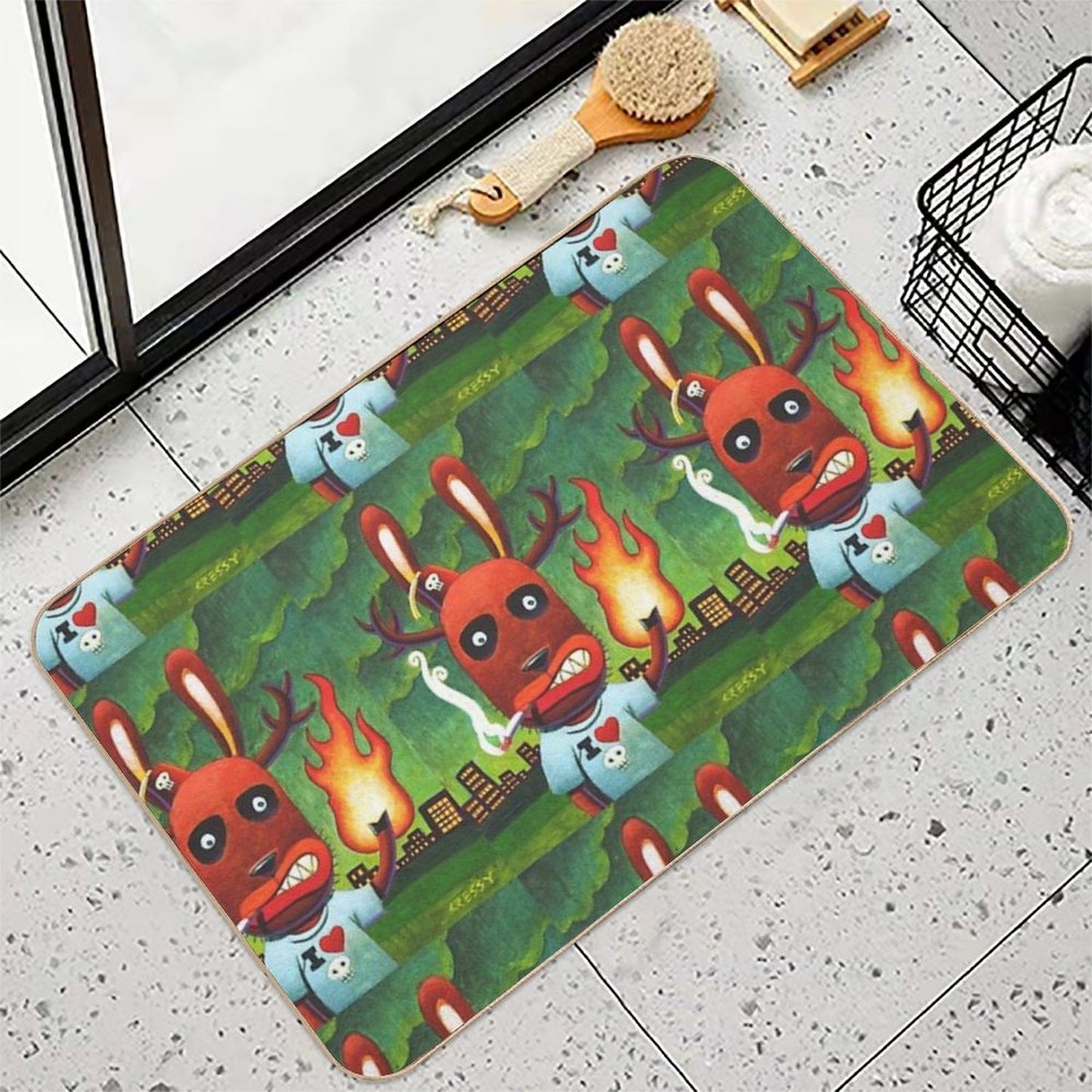 Bad Day at Pooh Corner  Non-Slip Bath Mat