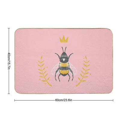 Queen Bee  Dirt-Trapping Bath Mat