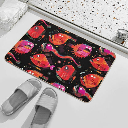 Abyssal Fish  Slip-Resistant Bath Mat