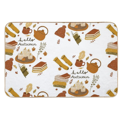 Autumn Cozy Vibes  Stain-Proof Bath Mat