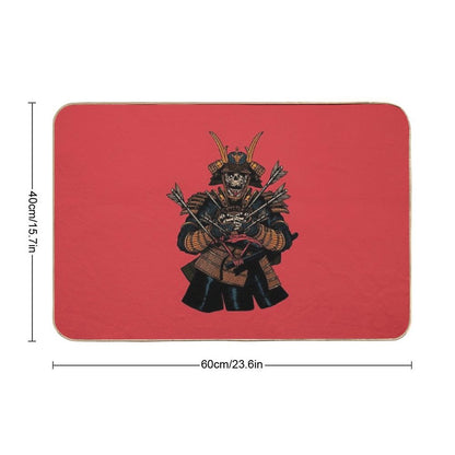 Dead Samurai  Easy To Clean Bath Mat