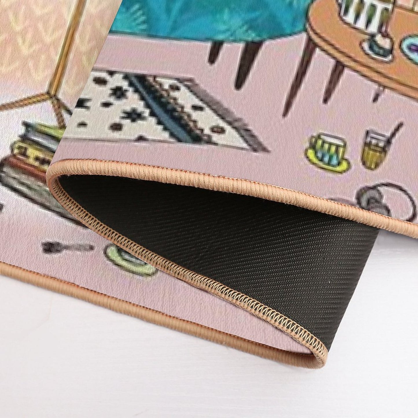 Lazy Sloths  Repositionable Bath Mat