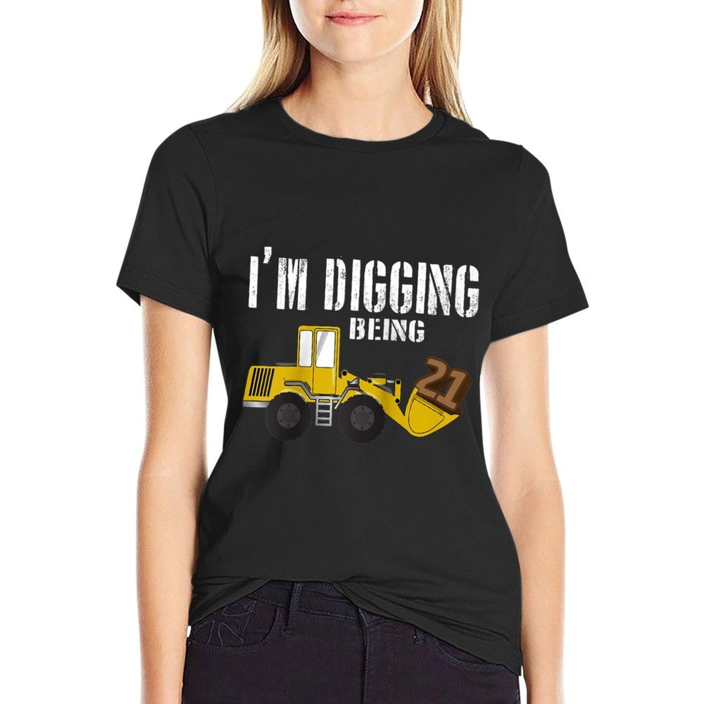 21st Birthday - Construction, 21 Year Old Bday Raglan Baseball  Quick-drying T-Shirt