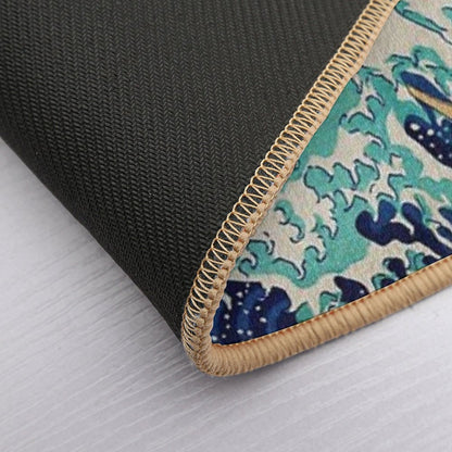 The Great Wave, Vintage Japanese Art  Rapid-Drying Bath Mat