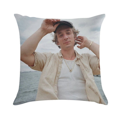 Jeremy Allen White Cute Soft Washable Throw Pillow