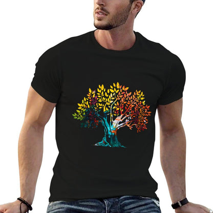 Funny Nature Tree Forest Summer Comfortable T-Shirt