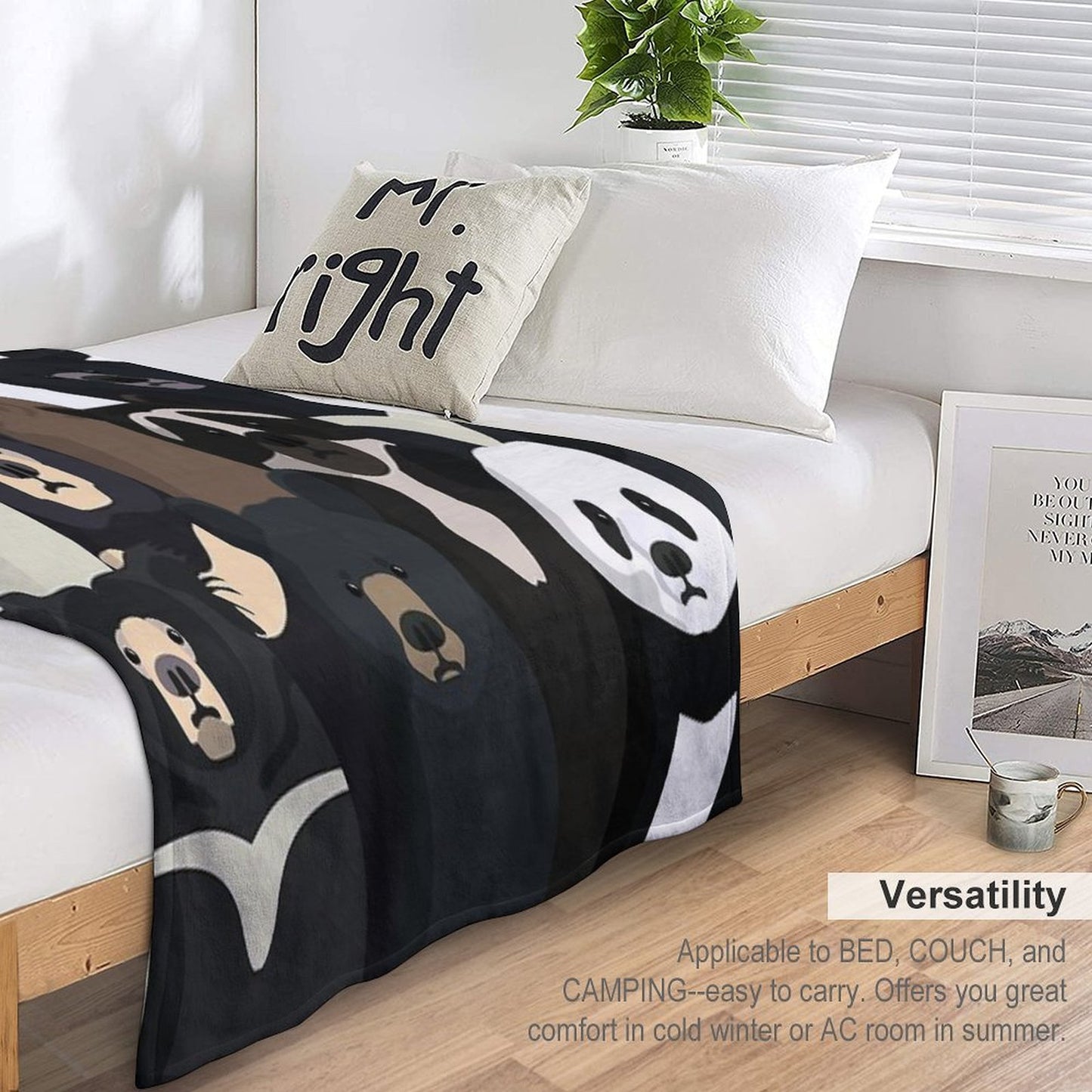 Bears of The World Lightweight Throw Blanket