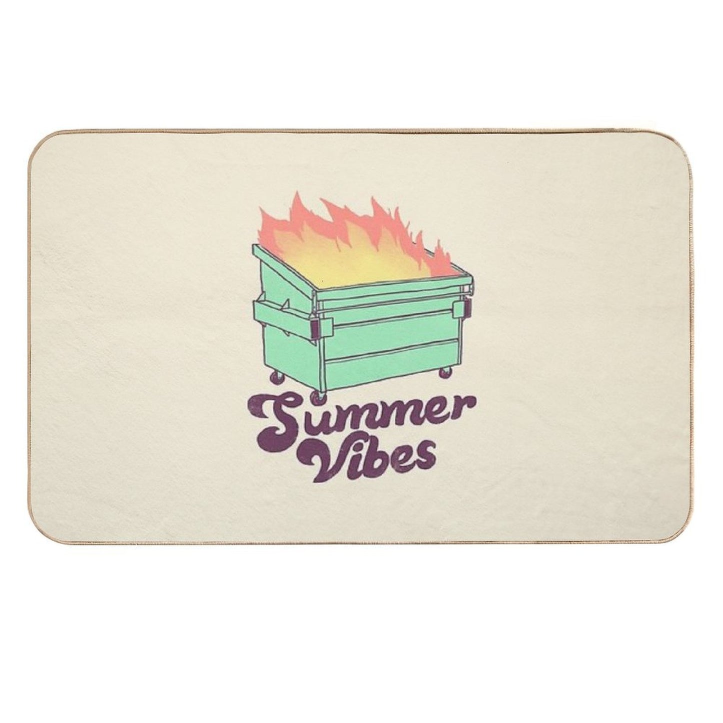 Summer Vibes  Versatile Bath Mat