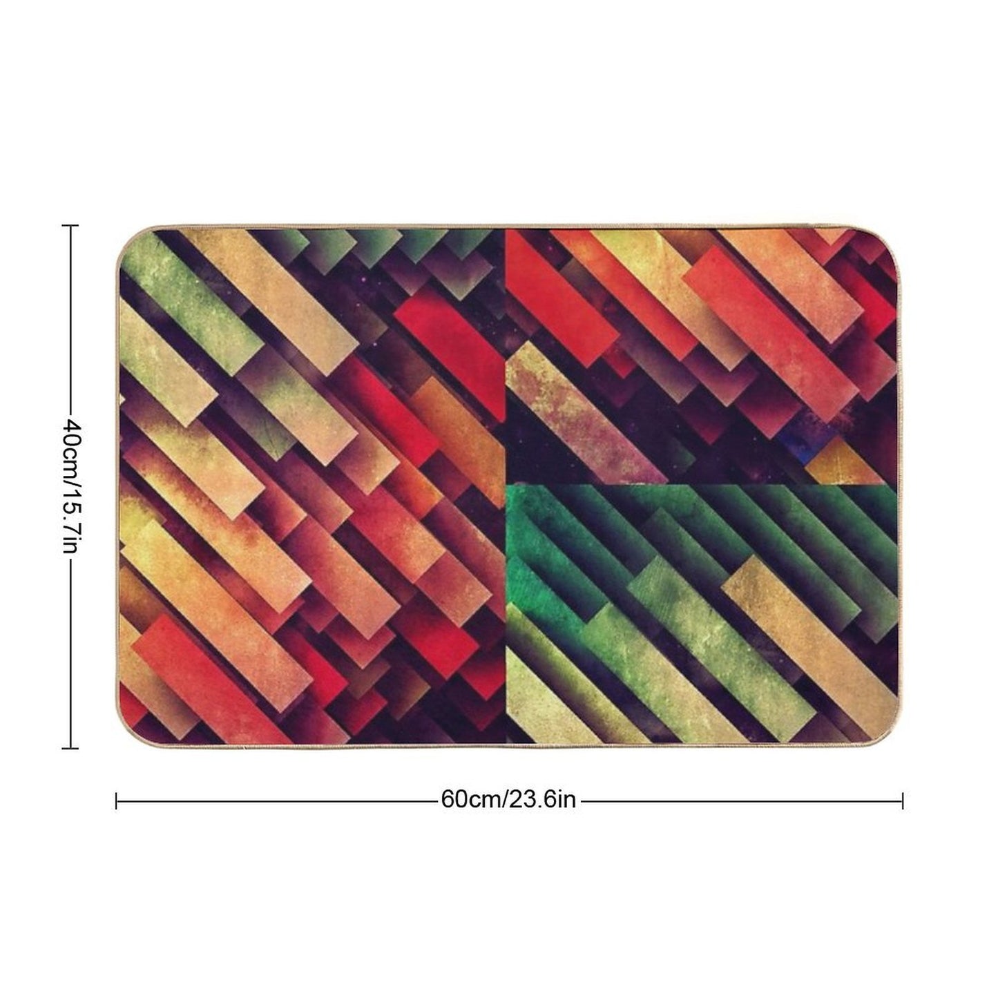Wype Dwwn Thys  295  Dirt-Trapping Bath Mat