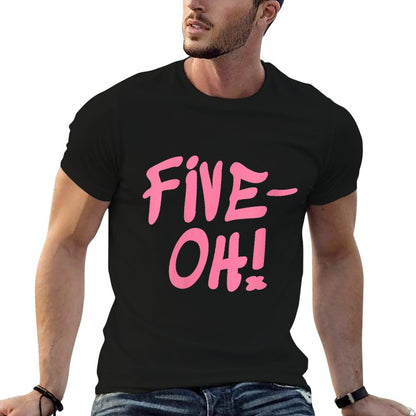Womens Five Oh Fifty Funny 50th Birthday Gift  Soft T-Shirt