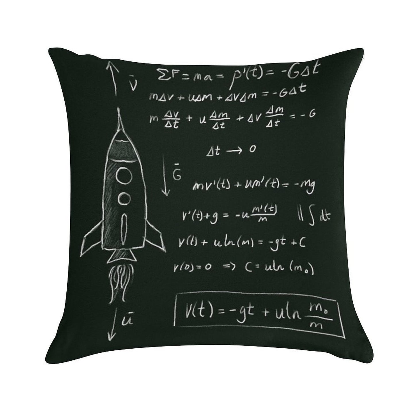 Rocket Science Soft Skin-Friendly Throw Pillow
