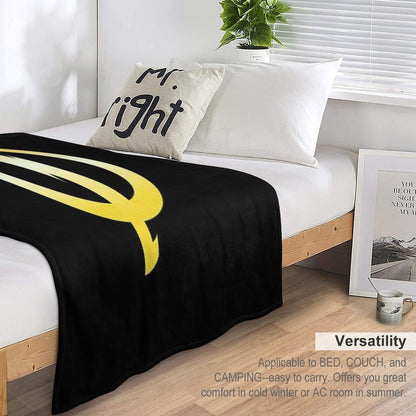 Static Shock Version 2 Eco-conscious Throw Blanket