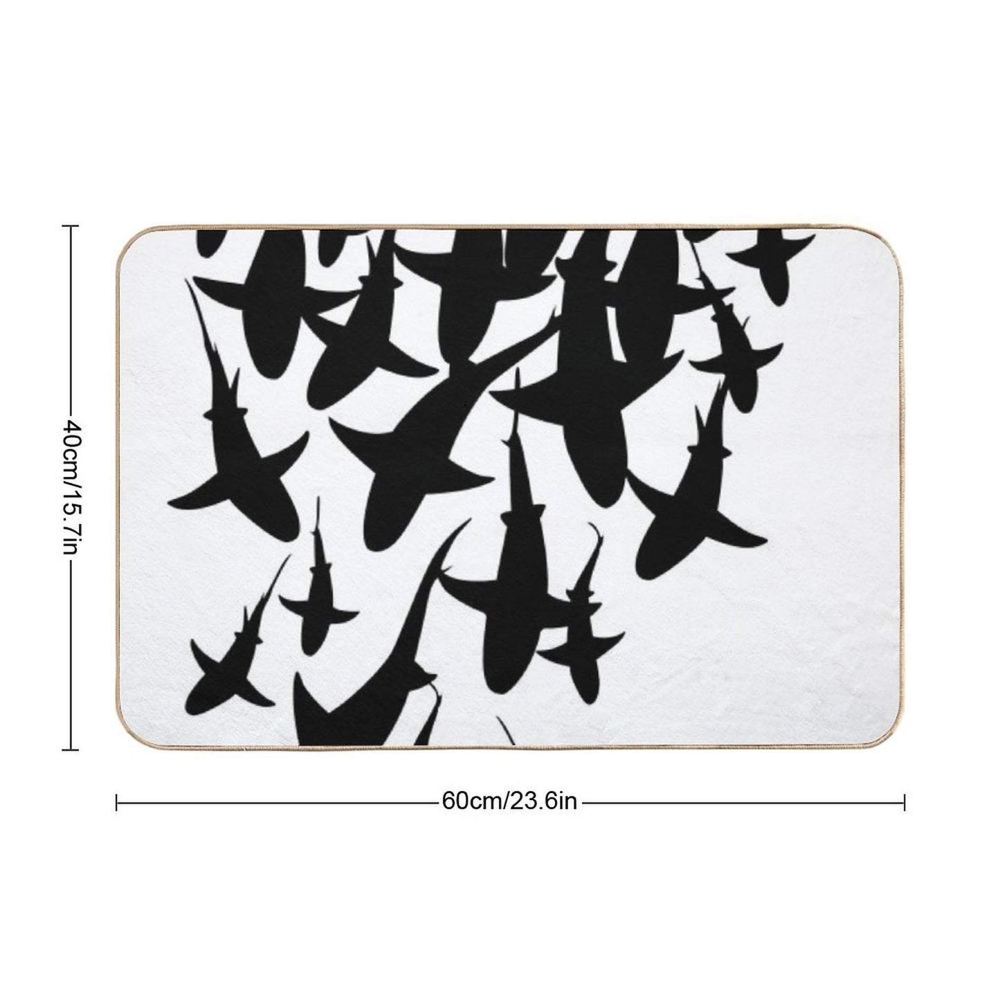 Shark  Slip-Resistant Bath Mat