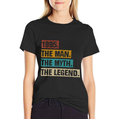 Retro Vintage 1995 30th Birthday - 30 Years Old Classic  Heathered Texture T-Shirt