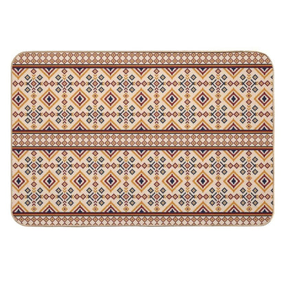 Pattern Seamless Pixel Art Ethnic Geometric for Fabric  Repositionable Bath Mat