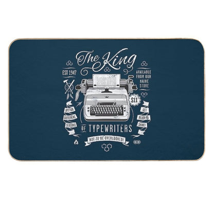 The King of Typewriters  Rapid-Drying Bath Mat