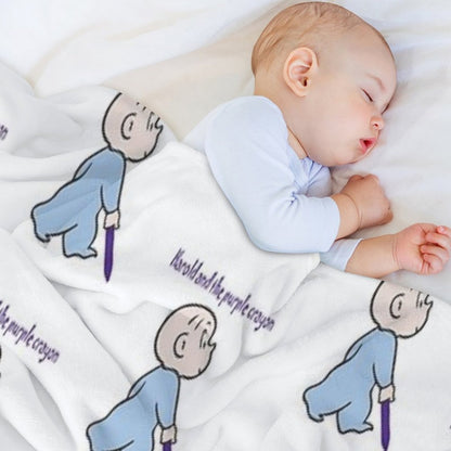 Harold And The Purple Crayon Shrink-resistant Throw Blanket