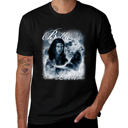 Twilight Saga Retro Jacob Wolf Moon Loca Movie  Odor-resistant T-Shirt