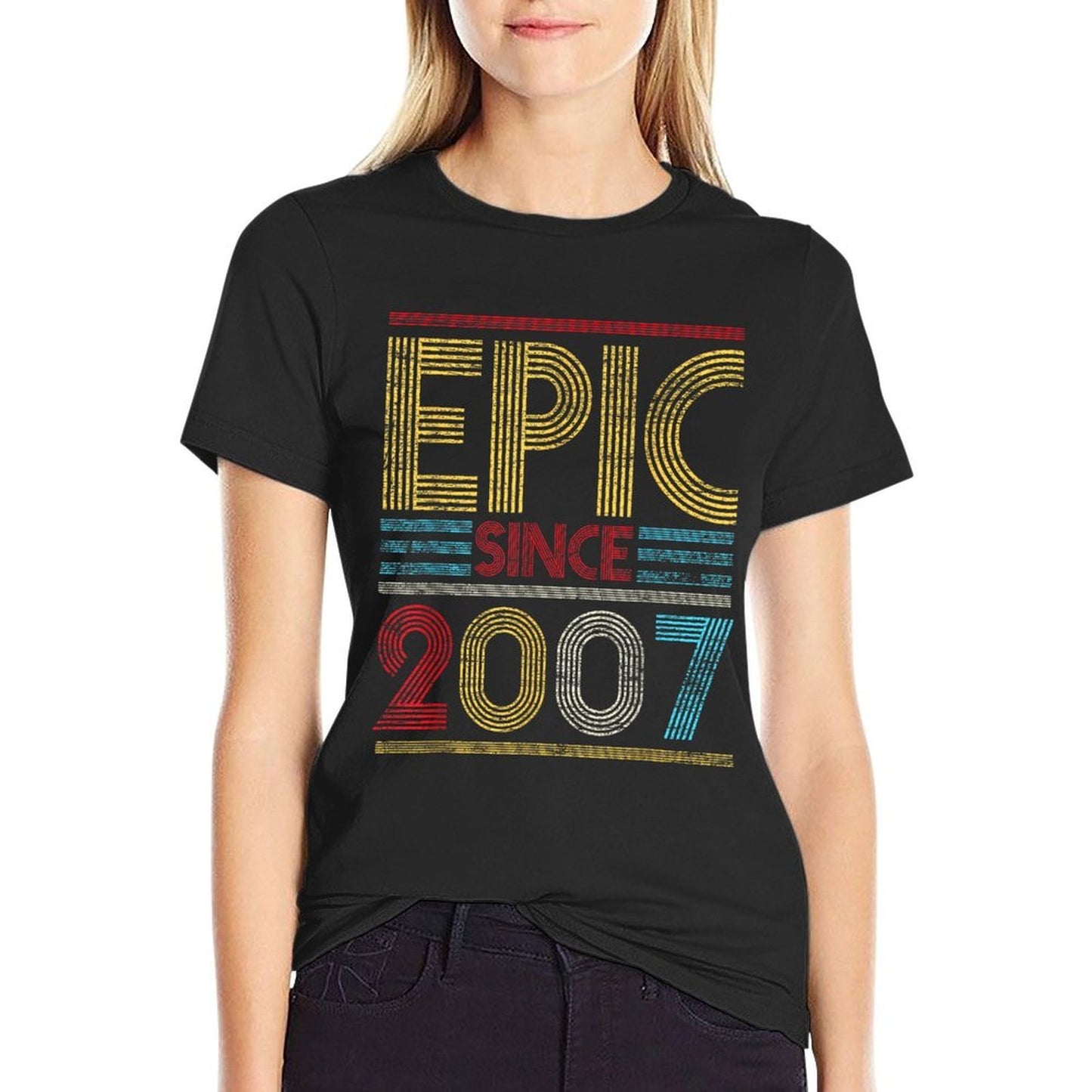 Epic Since 2007 Bday Gifts 15th Birthday  Odor-resistant T-Shirt