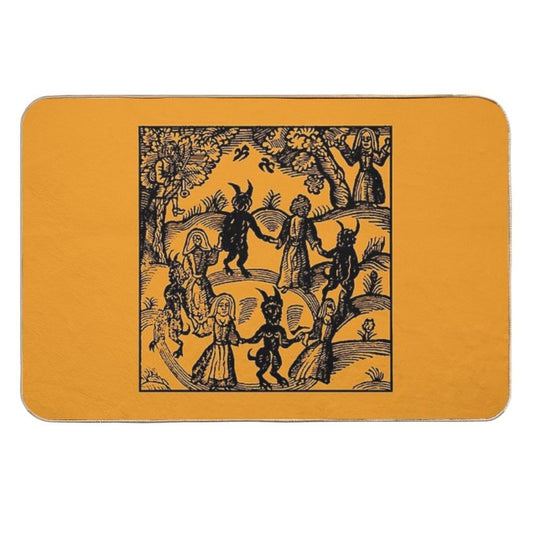 Dance with The Devil  Repositionable Bath Mat