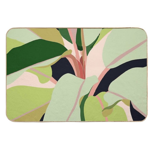 To Plant A Garden Is to Believe in Tomorrow #painting #illustration  Versatile Bath Mat