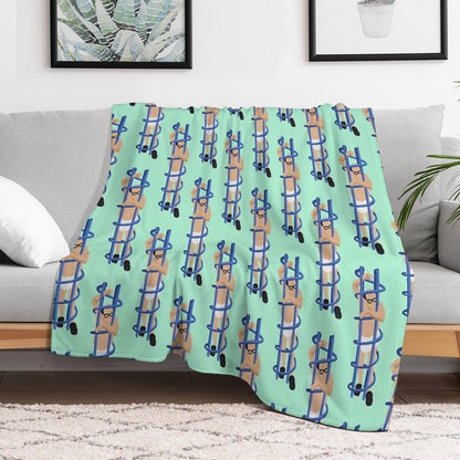 Trapped Wrinkle-free Throw Blanket