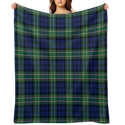 ALLAN Tartan ✧ Classic Clan & Family Name Tartan Pattern (also Allen, Alan) Shrink-resistant Throw Blanket
