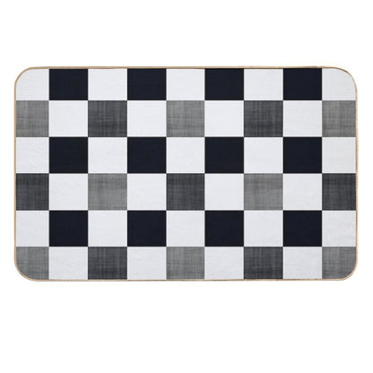 Ska Gingham  Easy Maintenance Bath Mat