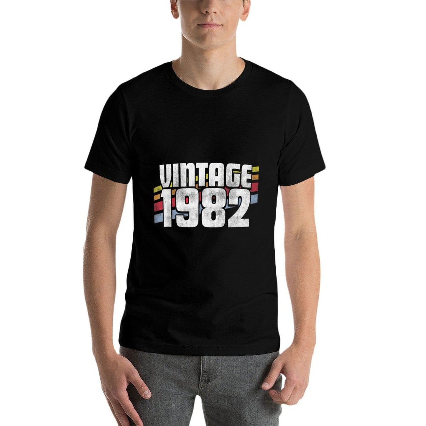 Vintage 1982 40th Birthday Gift Men Women 40 Years Old  Easy-care T-Shirt