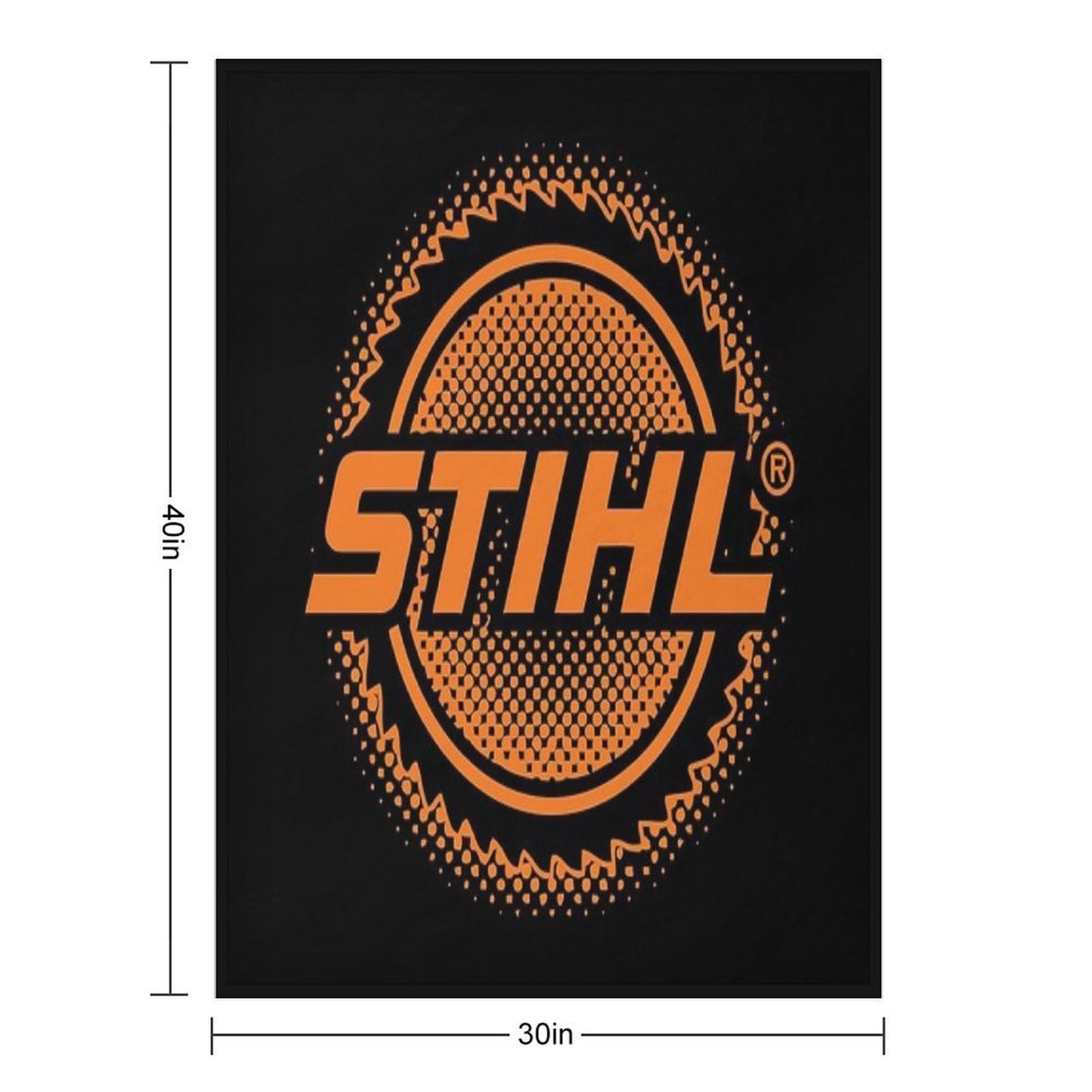 See The World Stihl ChDifferently Eco-conscious Throw Blanket