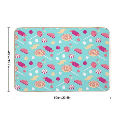 Berry Candy  Dirt-Trapping Bath Mat