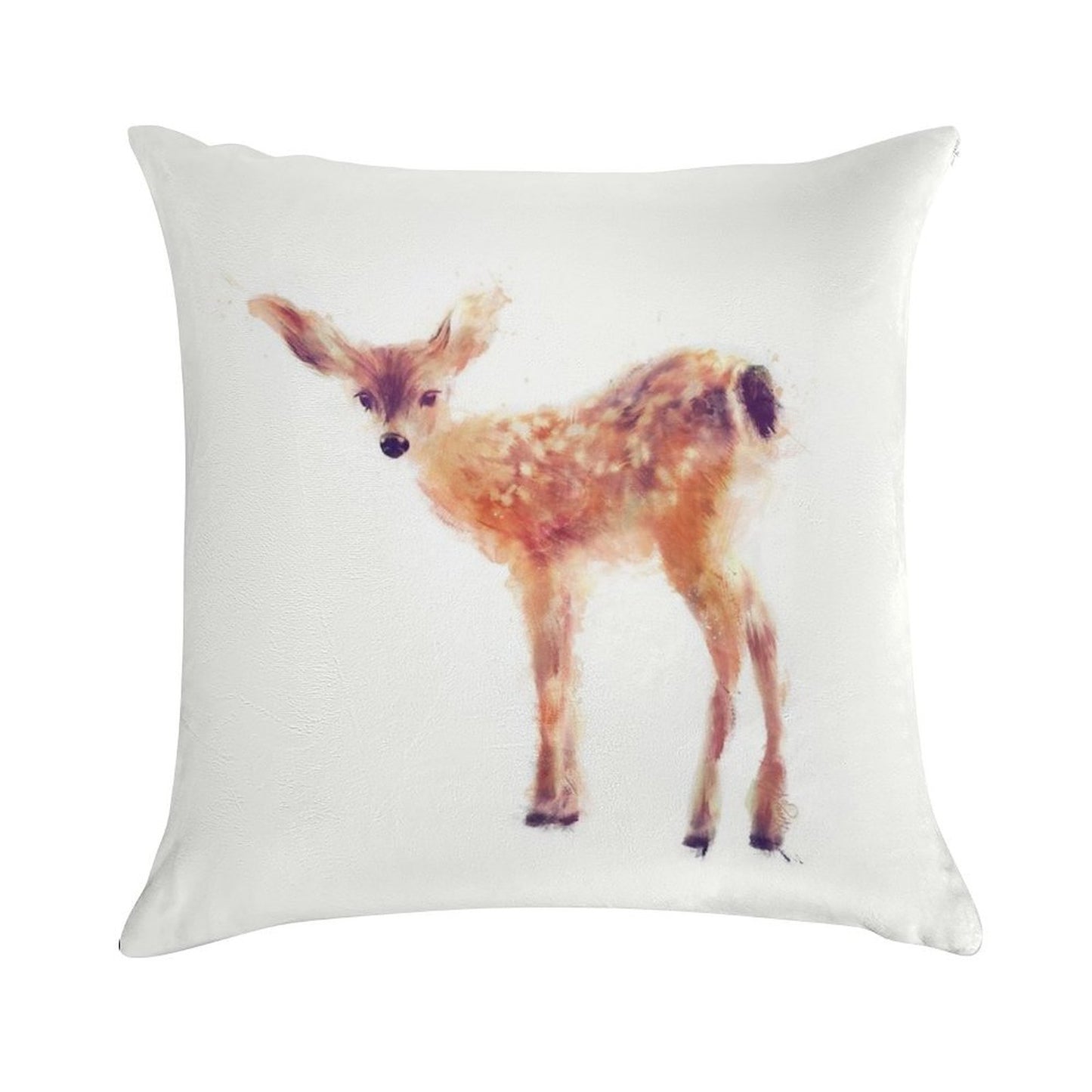 Fawn Soft Gift Ready Throw Pillow