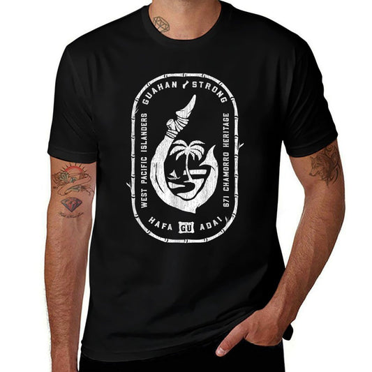 Vintage Chamorro Hook GU Seal - Guam  Polyester Blend T-Shirt