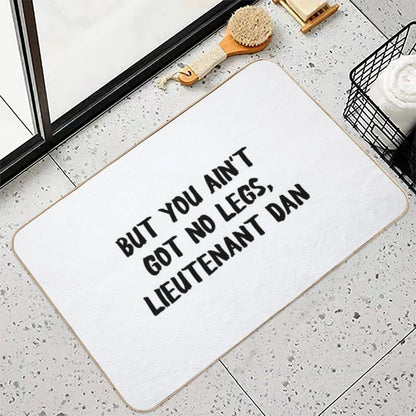 Forrest Gump Lieutenant Dan Funny Durable Bath Mat
