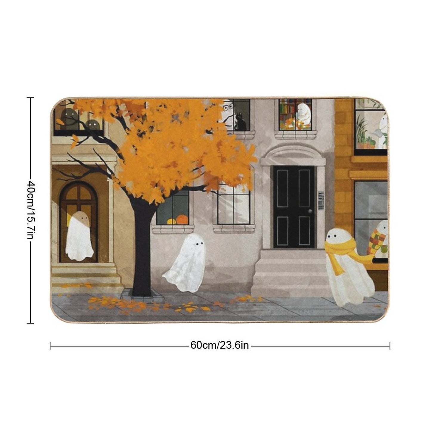 Ghost Town  Toxin-Free Bath Mat
